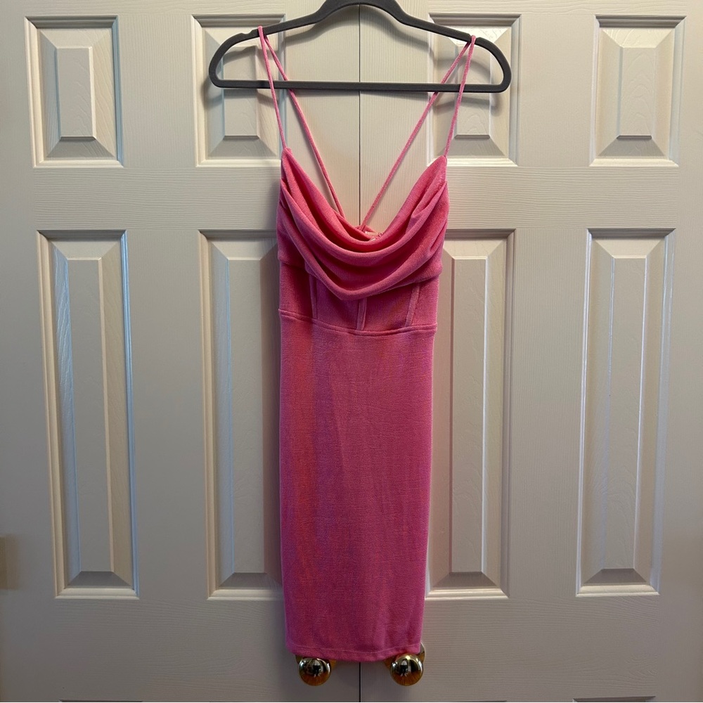 Alice Elle Pink Bodycon Mini Dress NWT